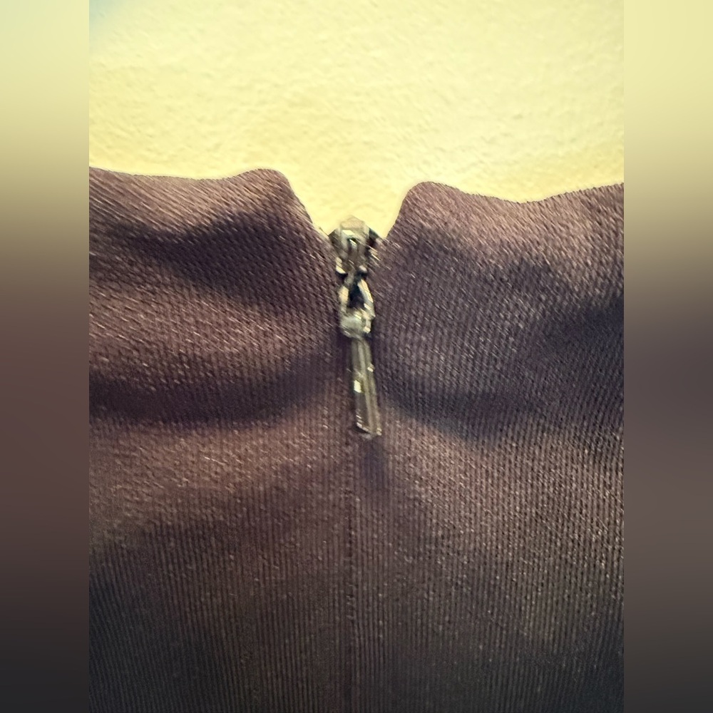 Papell Boutique Evening Dress‎ in Black and Silver Accent - Size 8 - Picture 7 of 8